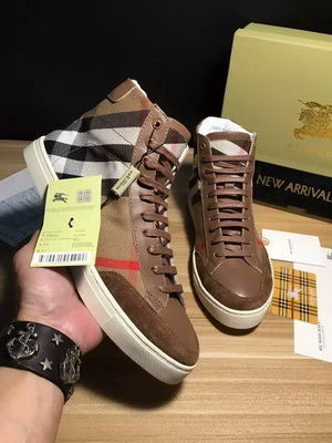 Burberry High-Top Fashion Men Shoes--008